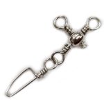 Esmerillon triple con mosqueton