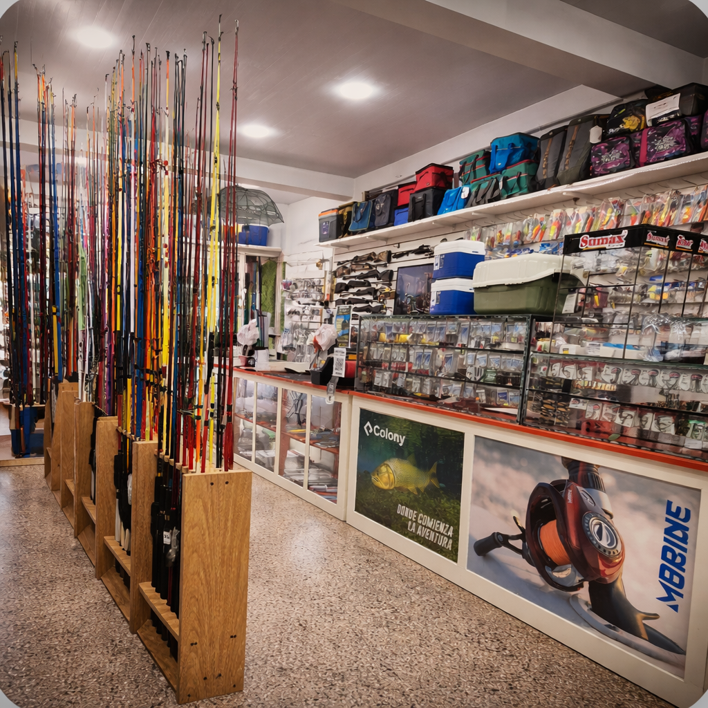 Disfrutando del camping y la pesca al aire libre