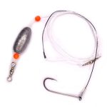 chicote para variada corredizo aceituna 35 con anzuelo