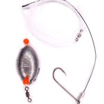 chicote para variada corredizo almeja 50 con anzuelo