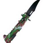 Navaja automatica camuflada