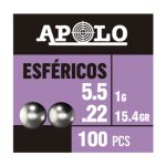 Balines Apolo 5.5mm Esfericos