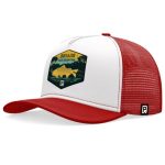 Gorra Payo exagono Dorado roja