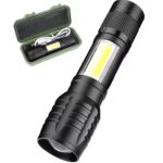 Linterna mini en caja verde