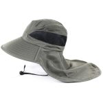 Gorro Payo australiano con tapa nuca verde