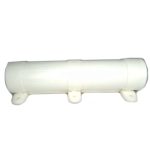 Posa caña de exterior Rossi plastico blanco