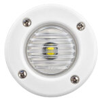 Luz de popa plastica blanca