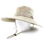 Gorro Payo australiano alero grande beige