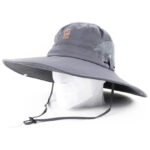 Gorro Payo australiano alero grande gris